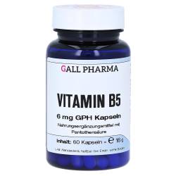 "VITAMIN B5 6 mg GPH Kapseln 60 Stück" von "Hecht Pharma GmbH"
