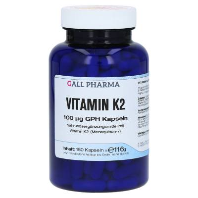 "VITAMIN K2 100 µg GPH Kapseln 180 Stück" von "Hecht Pharma GmbH"