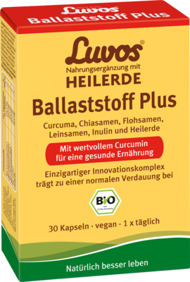 LUVOS Heilerde Bio Ballaststoff Plus Kapseln 16,7 g von Heilerde-Gesellschaft Luvos Just GmbH & Co. KG