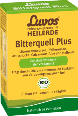 LUVOS Heilerde Bio Bitterquell Plus Kapseln 22 g von Heilerde-Gesellschaft Luvos Just GmbH & Co. KG