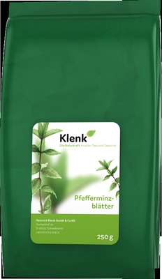 PFEFFERMINZBLÄTTER Tee von Heinrich Klenk GmbH & Co. KG