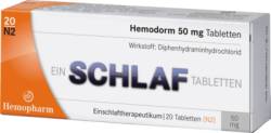 HEMODORM 50 mg Einschlaftabletten 20 St von Hemopharm GmbH
