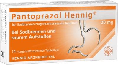 Pantoprazol Hennig bei Sodbrennen 20mg von Hennig Arzneimittel GmbH & Co. KG