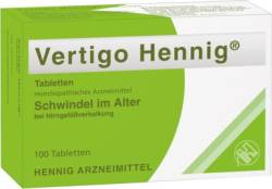 VERTIGO HENNIG von Hennig Arzneimittel GmbH & Co. KG