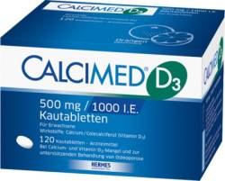 CALCIMED D3 500mg/1000 I.E. von Hermes Arzneimittel GmbH