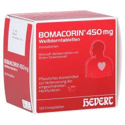 "Bomacorin 450mg Weißdorntabletten Filmtabletten 100 Stück" von "Hevert-Arzneimittel GmbH & Co. KG"