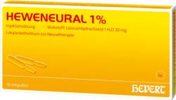 HEWENEURAL 1% Injektionsl�sung Ampullen 10X2 ml von Hevert-Arzneimittel GmbH & Co. KG