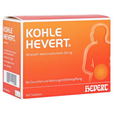 "Kohle Hevert Tabletten 300 Stück" von "Hevert-Arzneimittel GmbH & Co. KG"