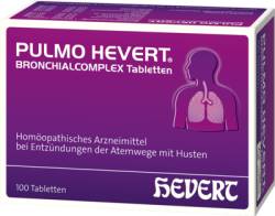 PULMO HEVERT Bronchialcomplex Tabletten 100 St von Hevert-Arzneimittel GmbH & Co. KG