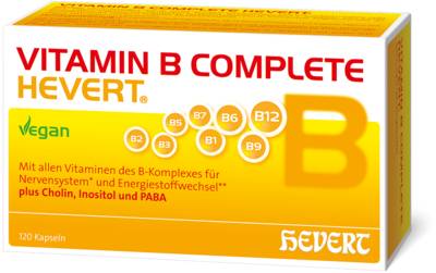 VITAMIN B COMPLETE Hevert Kapseln 40 g von Hevert-Arzneimittel GmbH & Co. KG