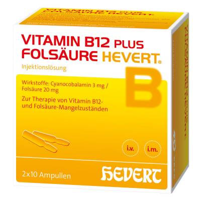 VITAMIN B12 PLUS FOLSÄURE HEVERT von Hevert-Arzneimittel GmbH & Co. KG