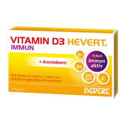 VITAMIN D3 HEVERT Immun Kapseln 16 g von Hevert-Arzneimittel GmbH & Co. KG