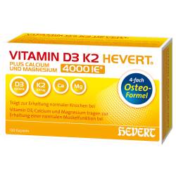 VITAMIN D3 K2 HEVERT 4000I.E. + CALCIUM & MAGNESIUM von Hevert-Arzneimittel GmbH & Co. KG