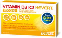 VITAMIN D3 K2 Hevert plus Ca Mg 1000 IE/2 Kapseln 36 g von Hevert-Arzneimittel GmbH & Co. KG