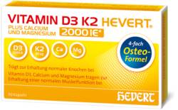 VITAMIN D3 K2 Hevert plus Ca Mg 2000 IE/2 Kapseln 61,04 g von Hevert-Arzneimittel GmbH & Co. KG