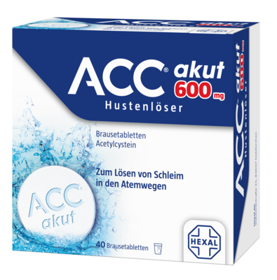 ACC akut 600 Brausetabletten 40 St von Hexal AG