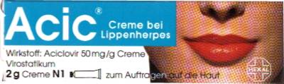ACIC Creme bei Lippenherpes 2 g von Hexal AG