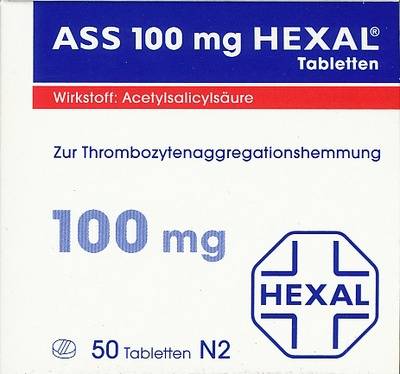 ASS 100mg HEXAL von Hexal AG