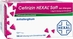 CETIRIZIN HEXAL Saft bei Allergien 150 ml von Hexal AG