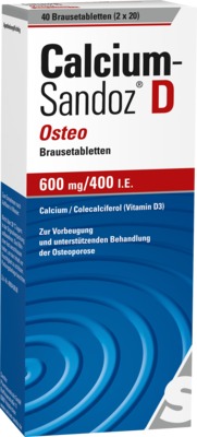 Calcium-Sandoz D Osteo 600mg/400 I.E. von Hexal AG