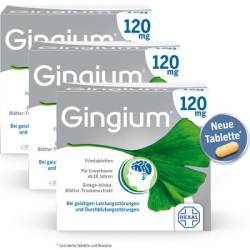 GINGIUM 120 mg Dreierpack 3X120 St von Hexal AG