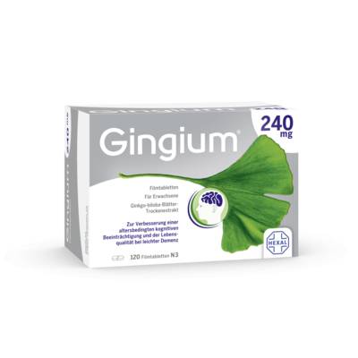 GINGIUM 240 mg Filmtabletten 120 St von Hexal AG