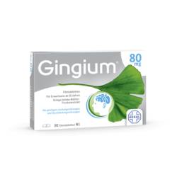 GINGIUM 80 mg Filmtabletten 30 St von Hexal AG