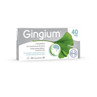 GINGIUM Filmtabletten 30 St von Hexal AG