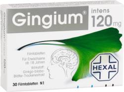 GINGIUM intens 120 mg Filmtabletten 30 St von Hexal AG