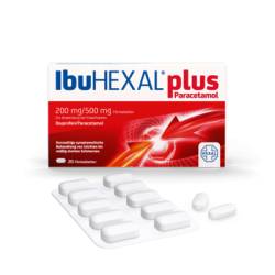 IBUHEXAL plus Paracetamol 200 mg/500 mg Filmtabl. 20 St von Hexal AG