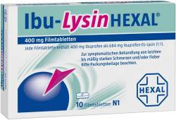 Ibu-Lysin Hexal 400 mg 10 Filmtabletten von Hexal AG
