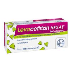 LEVOCETIRIZIN HEXAL bei Allergien 5 mg Filmtabl. 50 St von Hexal AG