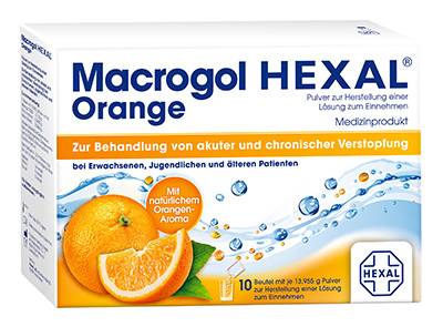 MACROGOL HEXAL Orange Plv.z.Her.e.Lsg.z.Einn.Btl. 10 St von Hexal AG