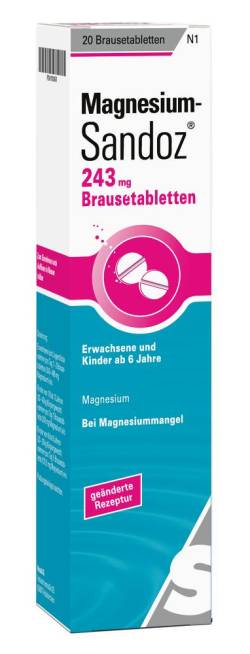 MAGNESIUM SANDOZ 243 mg Brausetabletten von Hexal AG