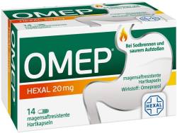 Omep Hexal 20 mg 14 magensaftresistente Kapseln von Hexal AG