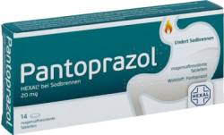 PANTOPRAZOL HEXAL b.Sodbrennen magensaftres.Tabl. 14 St von Hexal AG