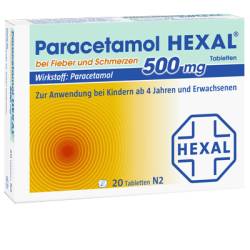 PARACETAMOL 500 mg HEXAL b.Fieber u.Schmerzen Tab. 20 St von Hexal AG