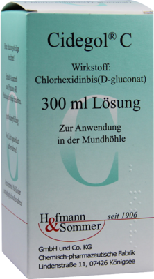 CIDEGOL C L�sung 300 ml von Hofmann & Sommer GmbH & Co. KG