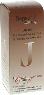 SEPSO J L�sung 30 ml von Hofmann & Sommer GmbH & Co. KG