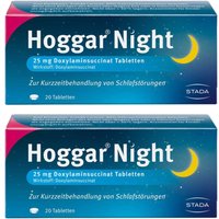 Hoggar Night 25 mg Doxylamin Schlaftabletten von Hoggar Night