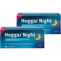 Hoggar® Night 25 mg Schlaftabletten für die Kurzzeitbehandlung von akuten Schlafstörungen von Hoggar