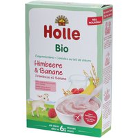 Holle Bio-Milchbrei Himbeere und Banane aus Ziegenmilch von Holle