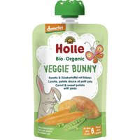 Holle Veggie Bunny Karotte-Süßkartoffel-Erbsen von Holle