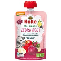 Holle Zebra Beet – Apfel & Banane mit Rote Bete von Holle