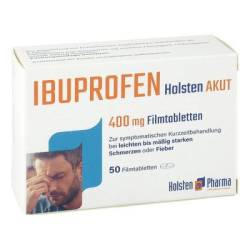 IBUPROFEN Holsten akut 400 mg Filmtabletten 50 St von Holsten Pharma GmbH