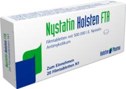 NYSTATIN Holsten Filmtabletten 20 St von Holsten Pharma GmbH