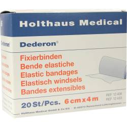 DEDERON Fixierbinden 6 cmx4 m 20 St Binden von Holthaus Medical GmbH & Co. KG