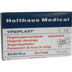 FINGERKUPPENVERBAND Ypsiplast 4x7 cm wasserf.haut 50 St ohne von Holthaus Medical GmbH & Co. KG