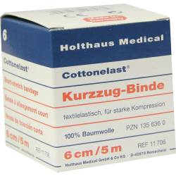 KURZZUGBINDE Cottonelast 6 cmx5 m 1 St Binden von Holthaus Medical GmbH & Co. KG