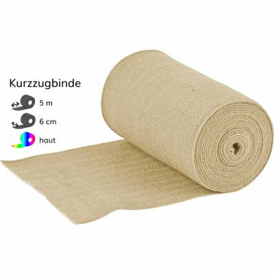 KURZZUGBINDE Cottonelast 6 cmx5 m 10 St Binden von Holthaus Medical GmbH & Co. KG